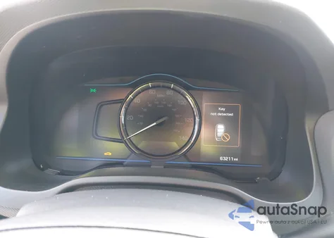 2017 Hyundai Ioniq Hybrid Blue из США, поврежденный, VIN KMHC65LC6HU027427